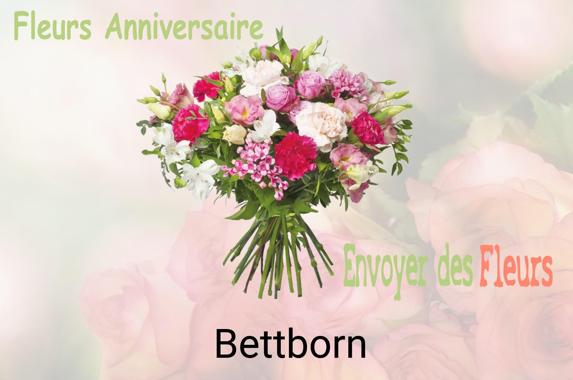 Bouquet de fleurs d’anniversaire livré à Bettborn