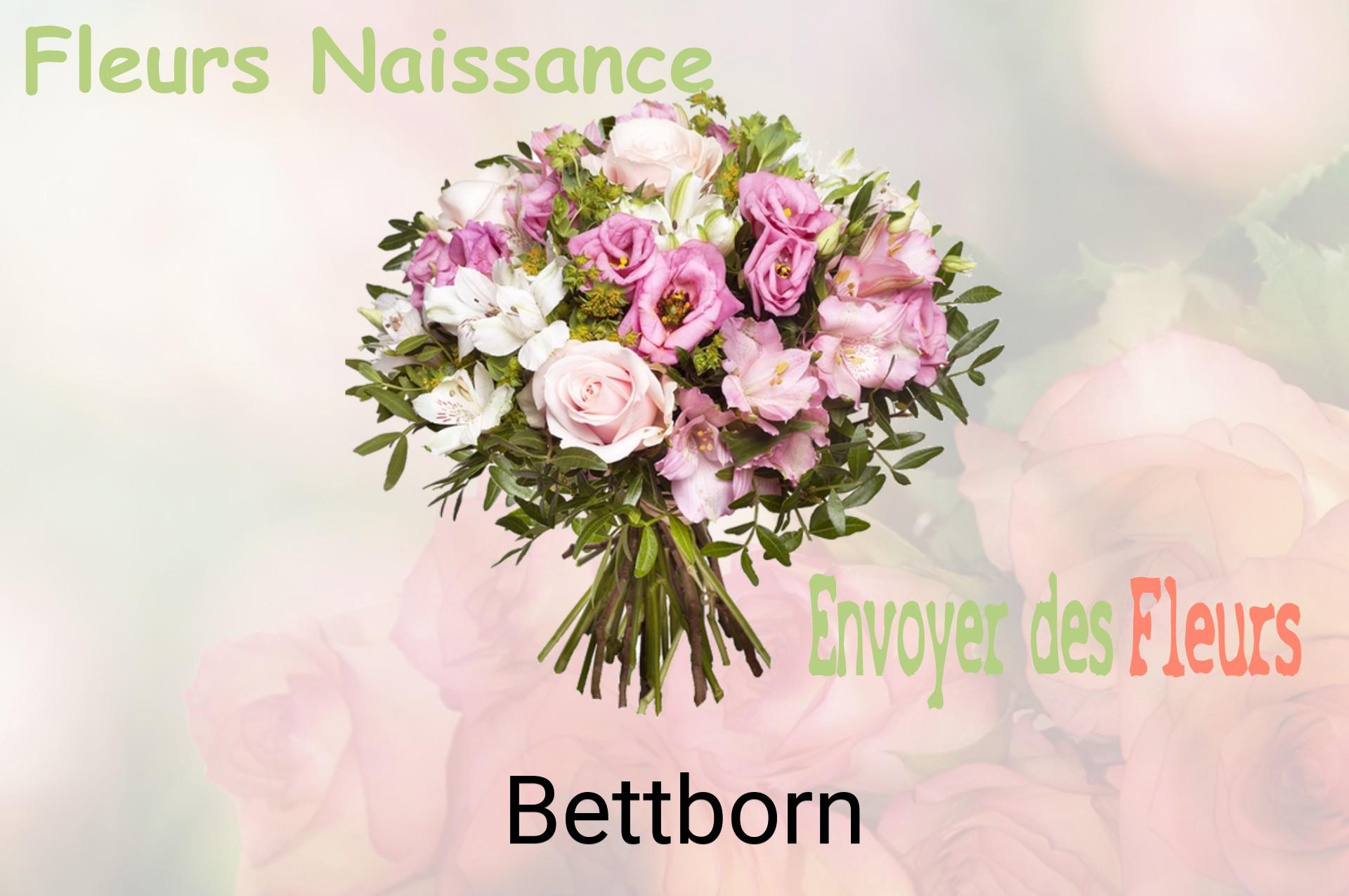 Bouquet de fleurs de naissance livré à Bettborn